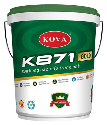 SƠN BÓNG TRONG NHÀ CAO CẤP K871 - GOLD 20kg
