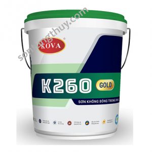 Sơn không bóng trong nhà Kova K260-Gold 20kg