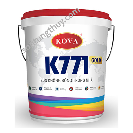 Sơn Kova không bóng trong nha K771-GOLD – thùng 20kg