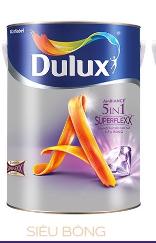 Sơn Nội Thất Dulux 5In1 Superflexx Siêu Bóng 5L