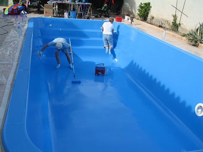 sơn chống thấm bể bơi