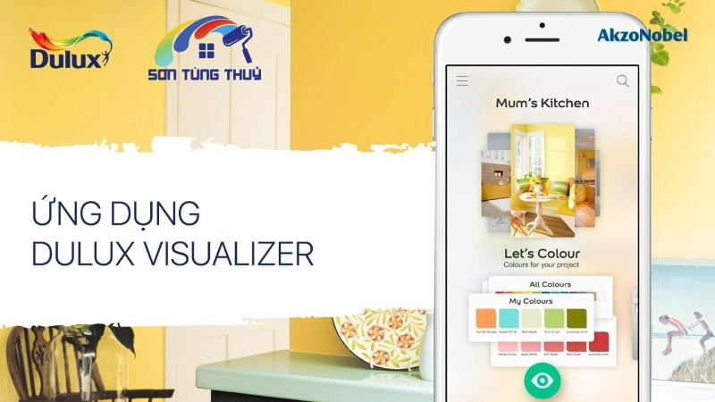 Phần mềm phối màu sơn nhà - Dulux Visualizer