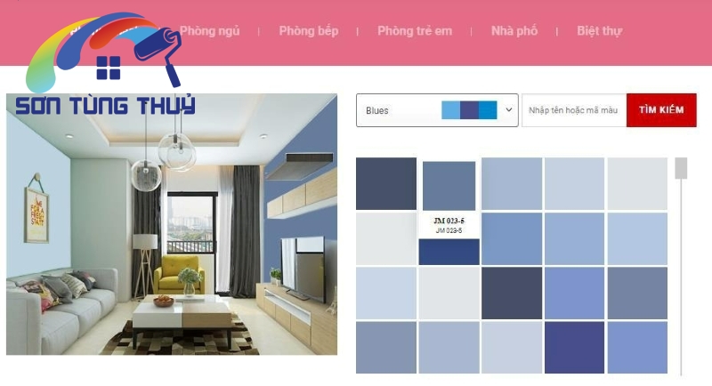 Phần mềm phối màu sơn nhà - Jymec
