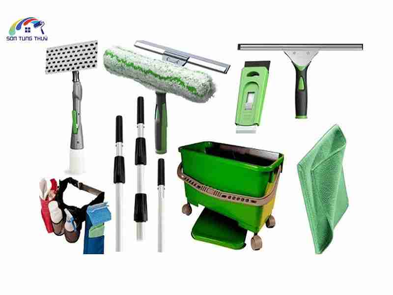 dụng cụ vệ sinh tường