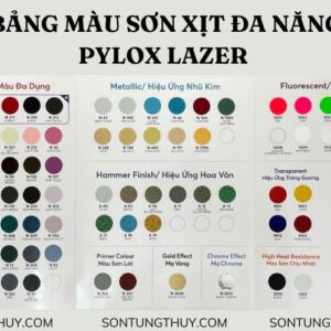 sơn xịt đa năng Pylox Lazer màu phản quang