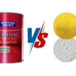 Phân biệt sơn phản quang và sơn thường trong kẻ vạch đường.