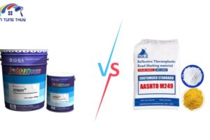 So sánh sơn lạnh và sơn nhiệt dẻo kẻ vạch đường